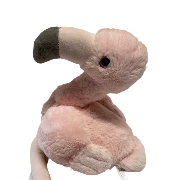 Hugfun Pink Flamingo Bird Sparkle Eyes Plush Stuffed Animal 14" - Picture 5 of 5